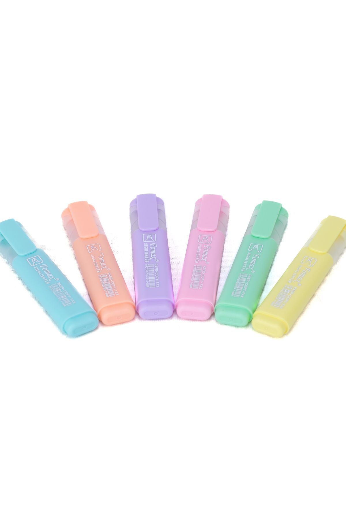 Kırtasiye Fosforlu Kalem Pastel Renkli Pratik Kullanışlı Kalıcılığı Yüksek Rahat 6 Adet